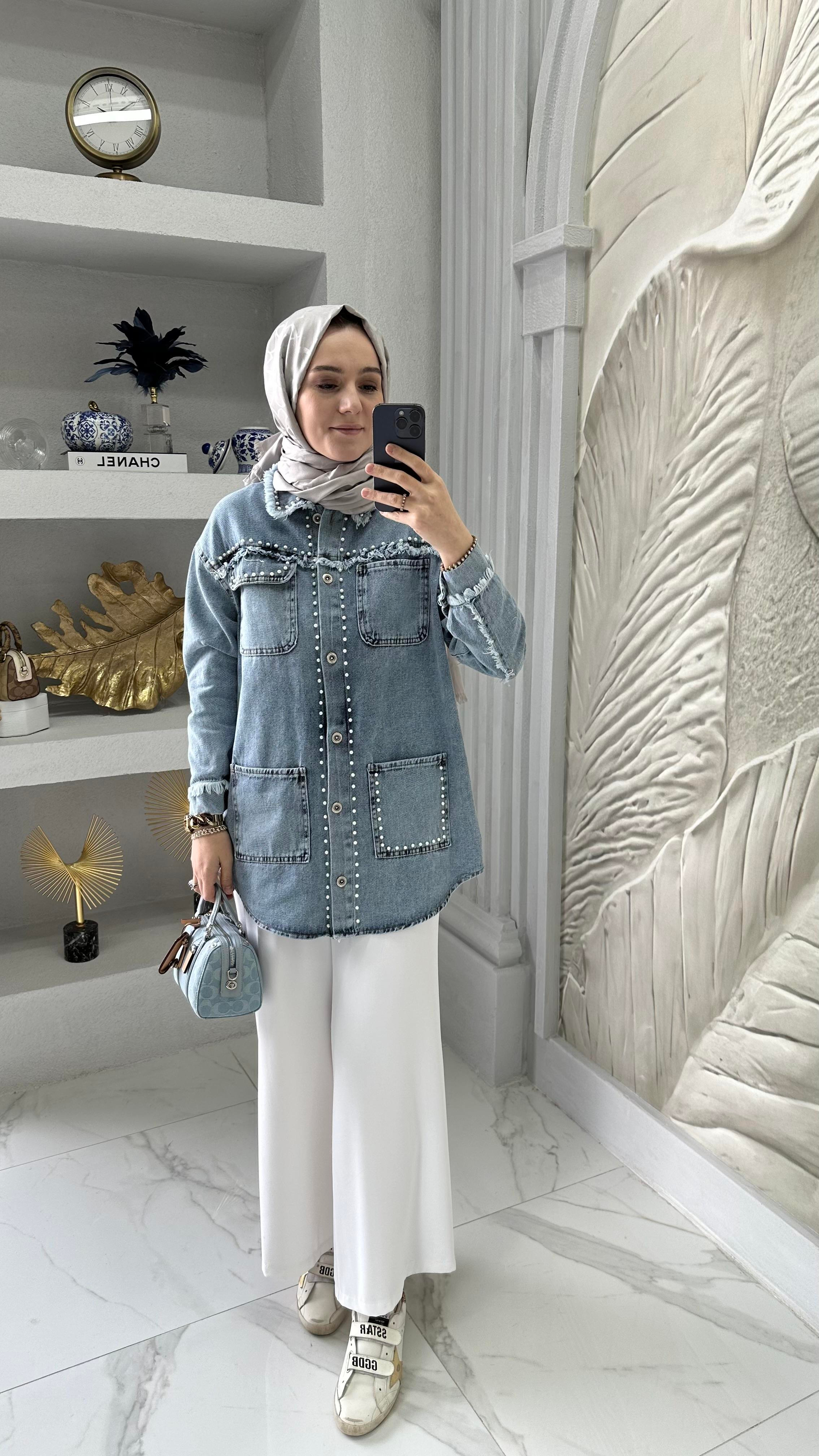 Perla Denim Ceket · 3