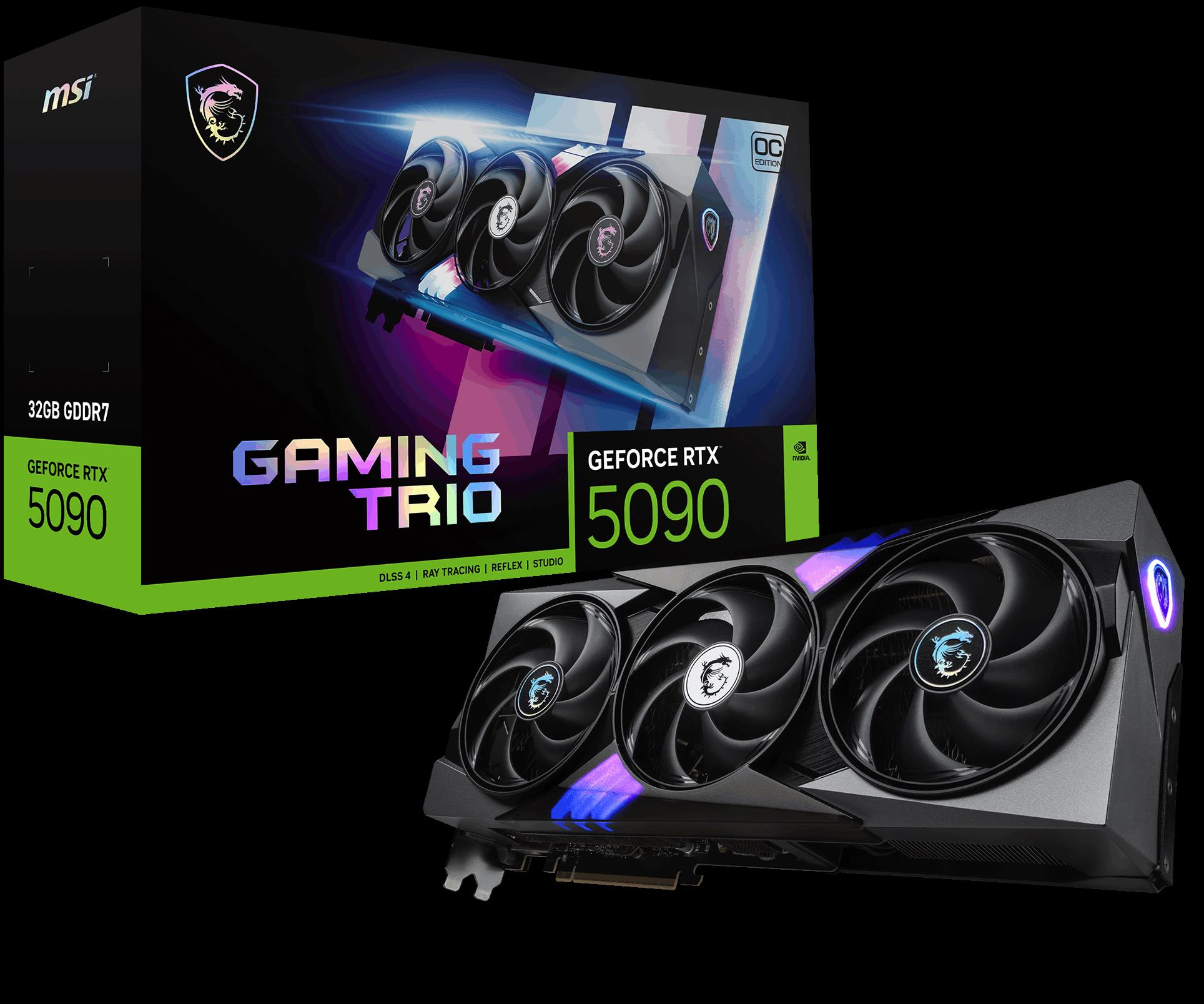 MSI GEFORCE RTX 5090 32G GAMING TRIO OC GDRR7 256 B DX12 PCIE 5.0