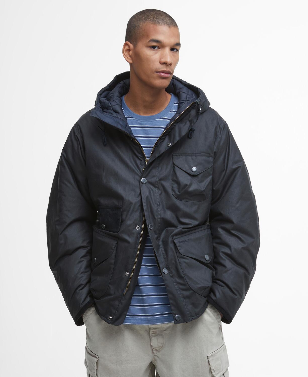 たかなさま　Barbour ボーダMWX2089GY93 国内正規品サイズ34 Barbour Weardale Worker Yağlı Ceket NY92 Navy