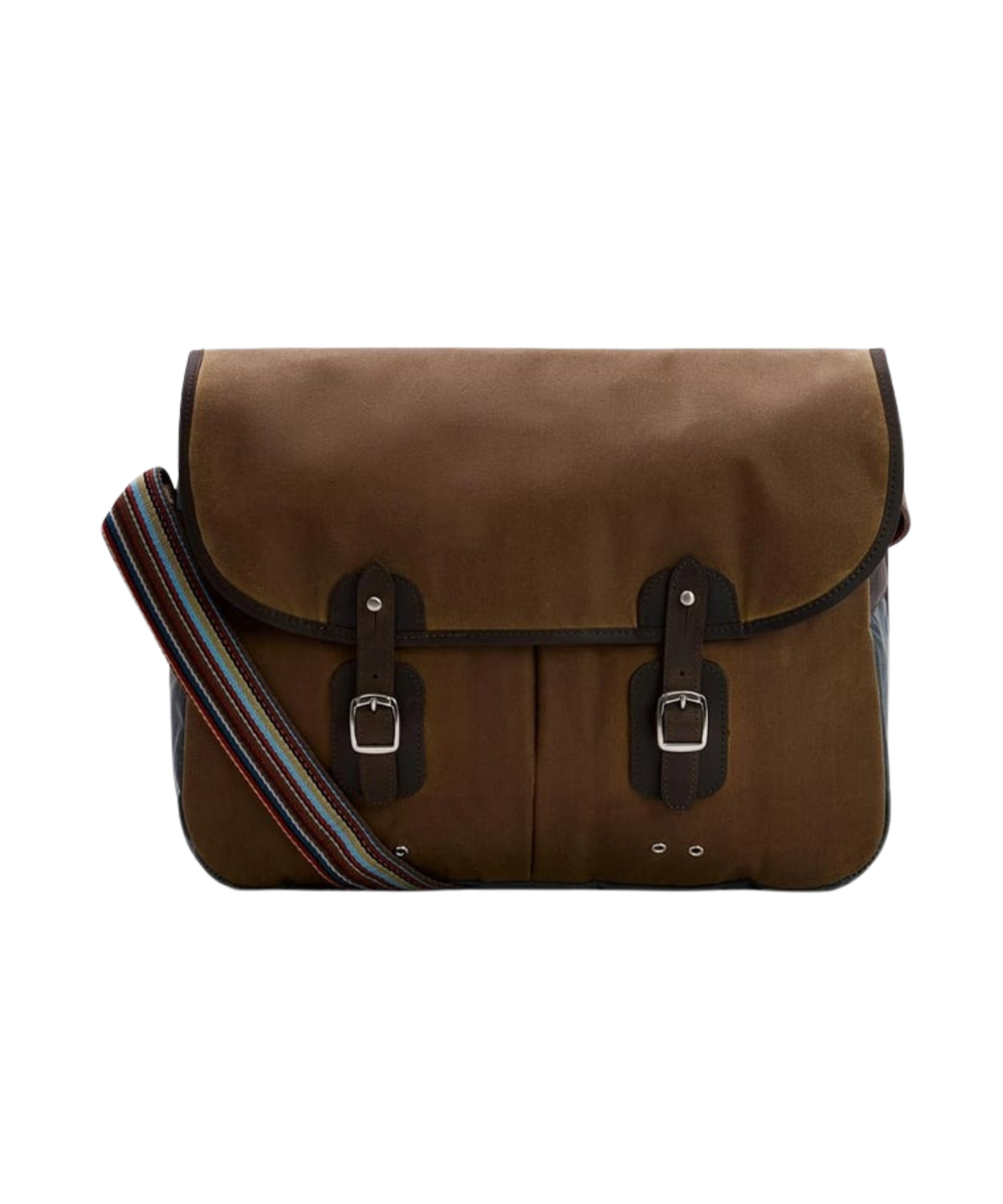 Barbour x Paul Smith Tarras Yağlı Çanta TA51 Tan