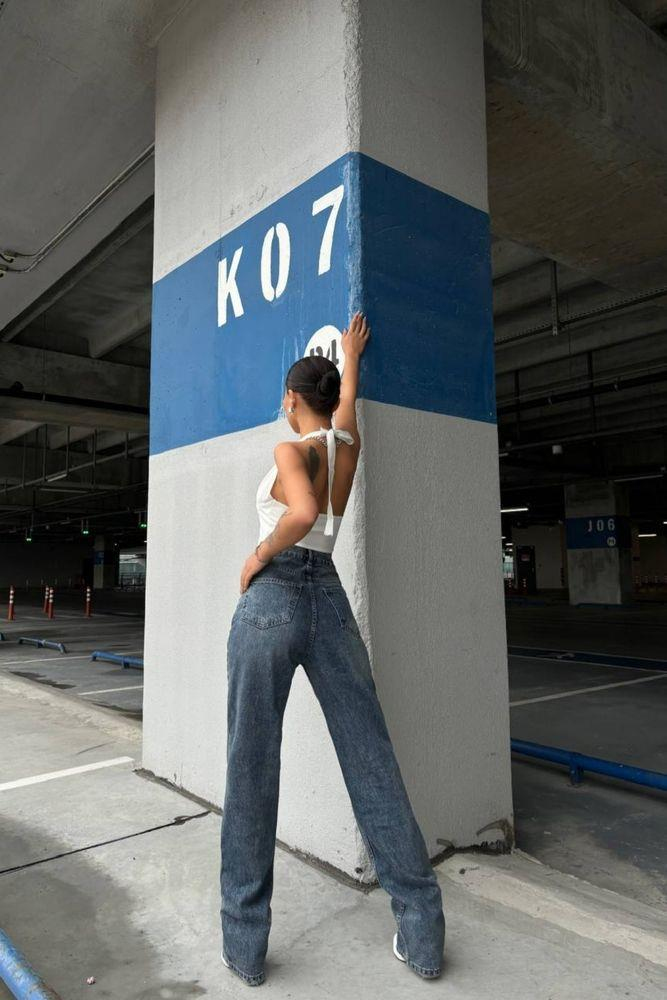 Kadın Straight Fit Jeans - Kot Pantolon