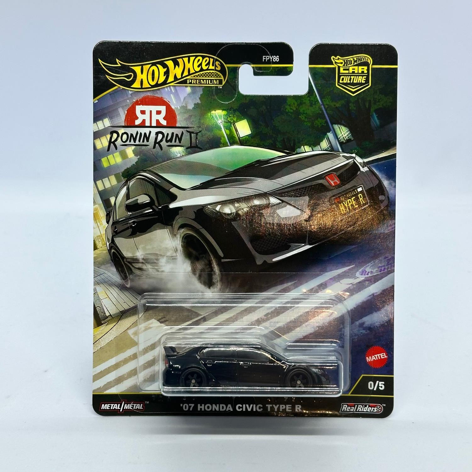 CHASE - Hot Wheels Premium Ronin Run - '07 Honda Civic Type R