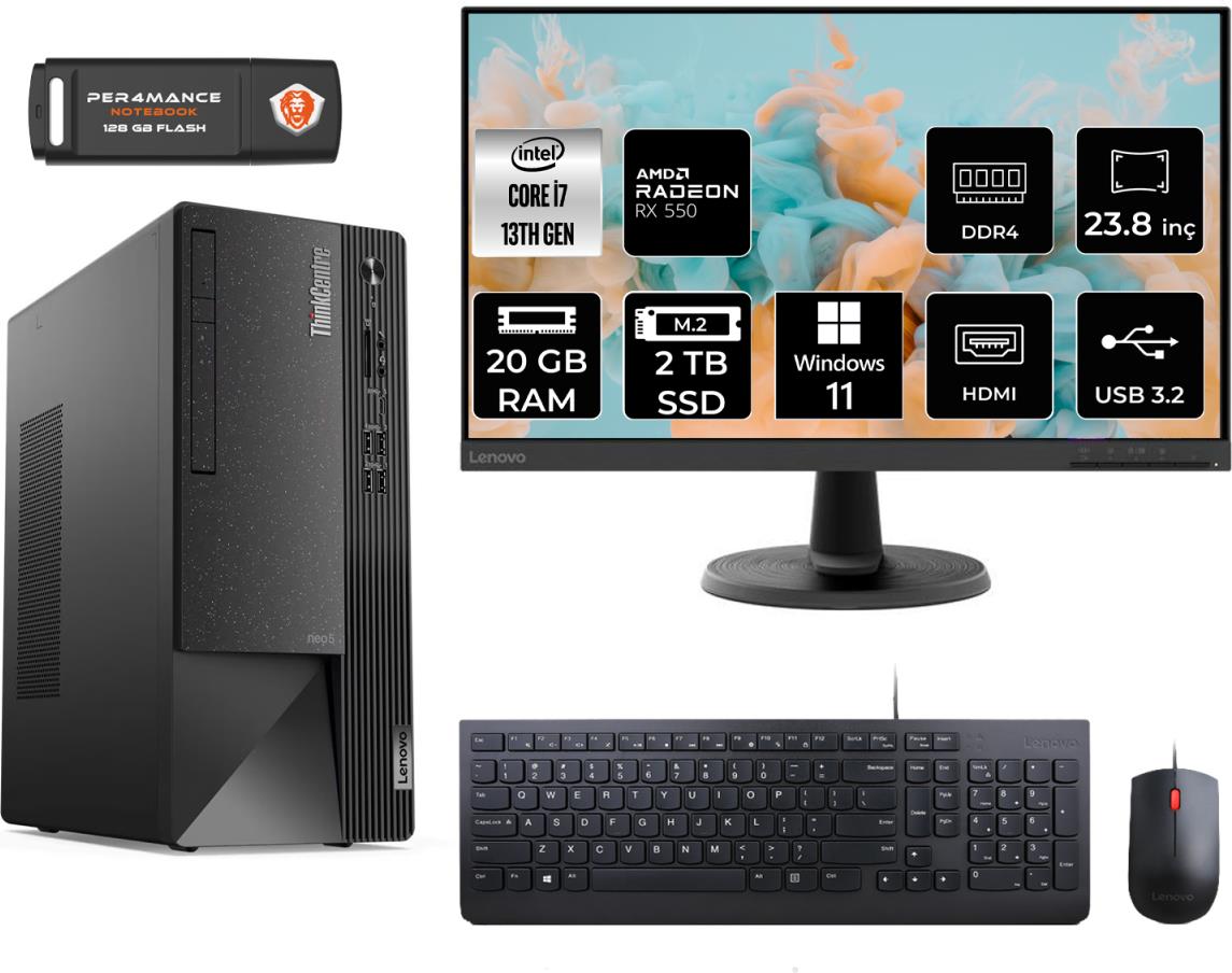Lenovo Thinkcentre Neo 50T Intel Core I7 13700 16GB 512GB SSD