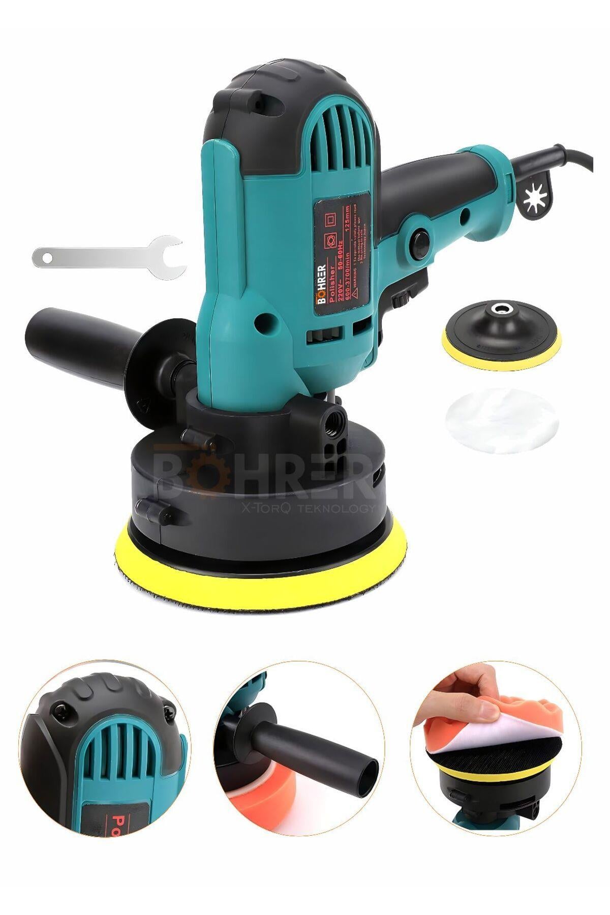 Elektrikli HB0060T 6 Kademeli Devir Ayarlı 2400W Zımpara Polisaj