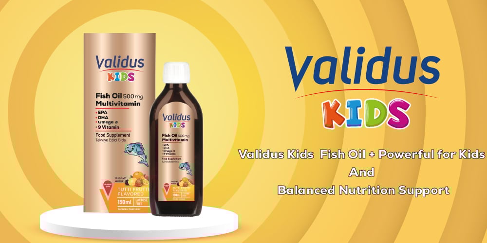 Validus Kids Рыбий жир + мультивитамины 150 мл сироп