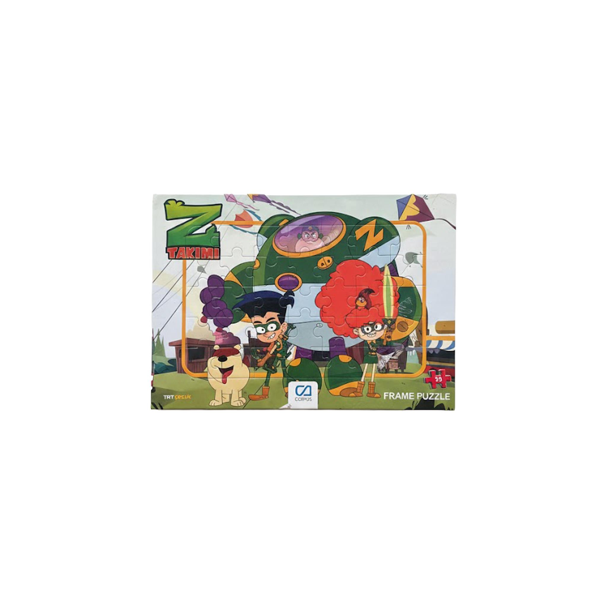 Z Takımı Frame Puzzle 35li - Beyaz