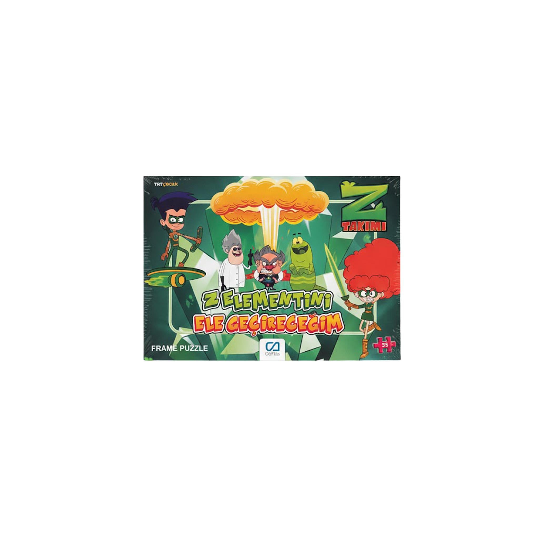 Z Takımı Frame Puzzle 35li - Yeşil