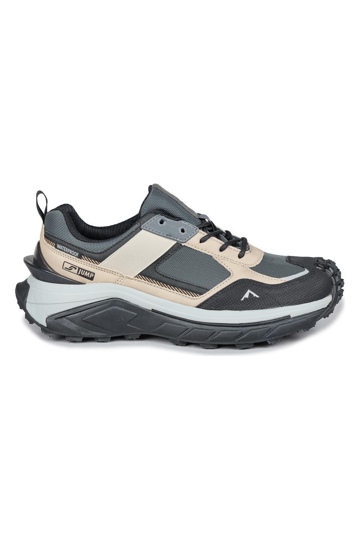 31194 Gri Su Geçirmez Erkek Outdoor Spor Ayakkabı