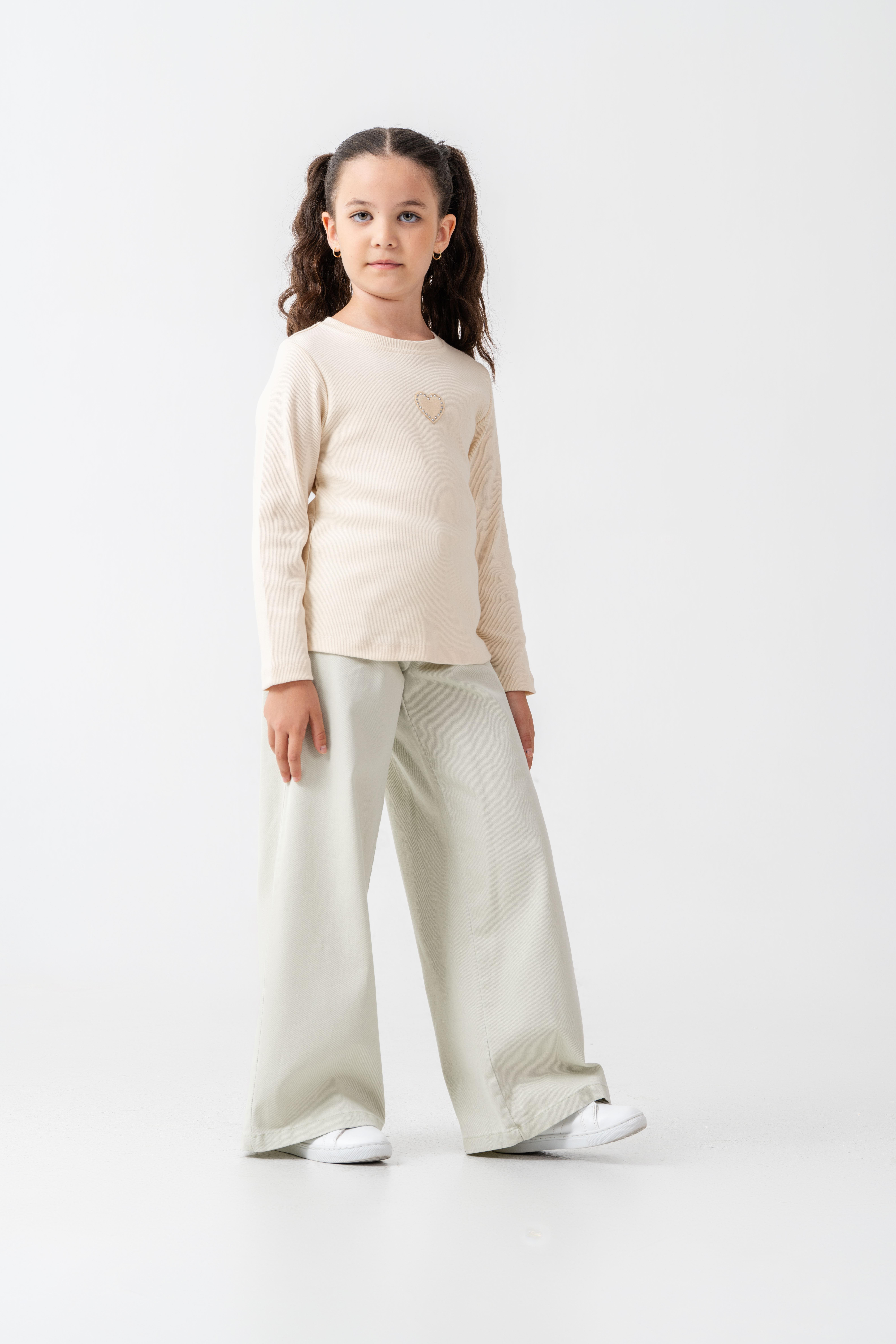 Tuffy Kız Çocuk Tek Alt Gabardin Pantolon-03265