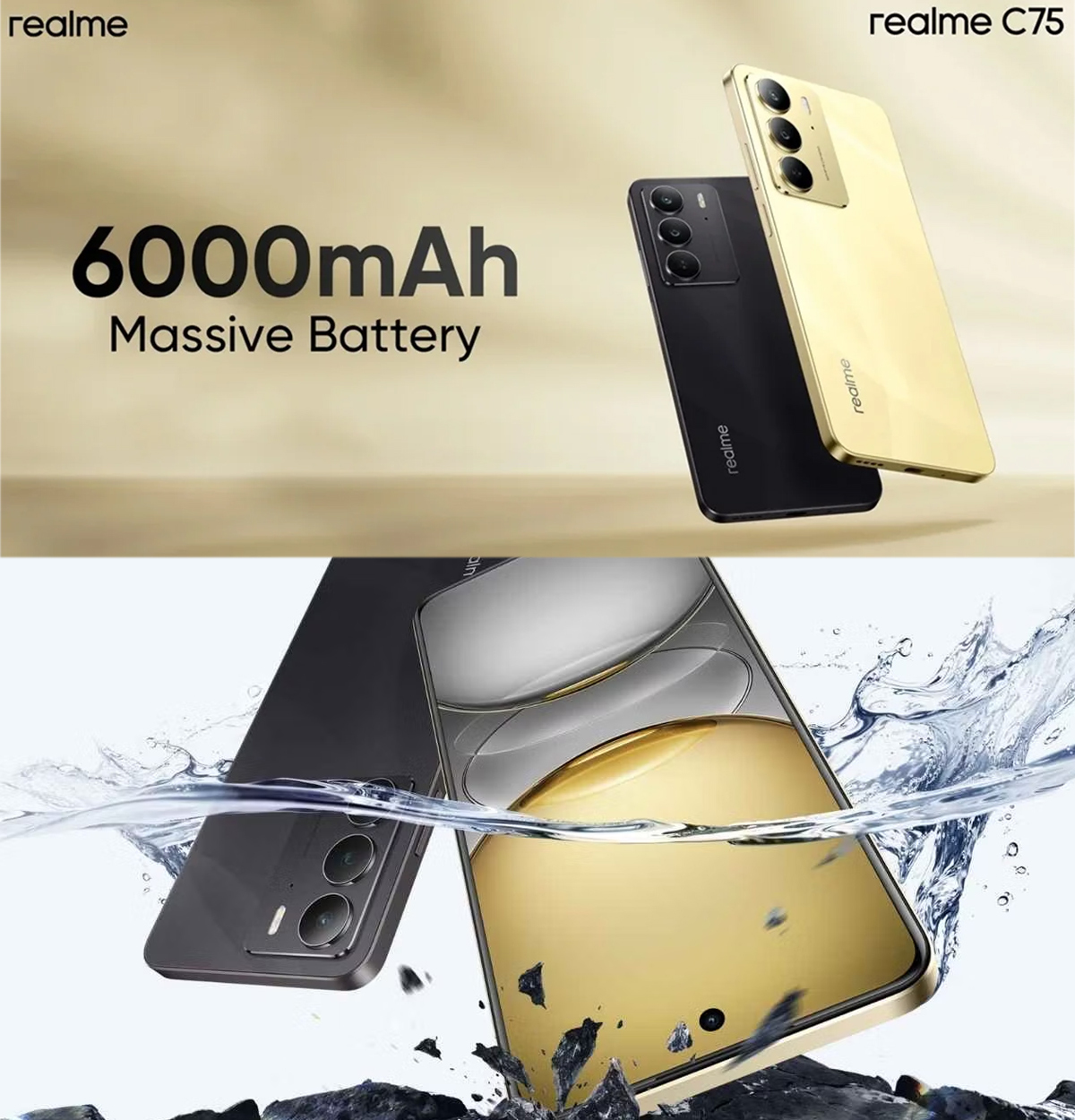 Realme C75 8/256 Gb Akıllı Telefon | Mobicaps