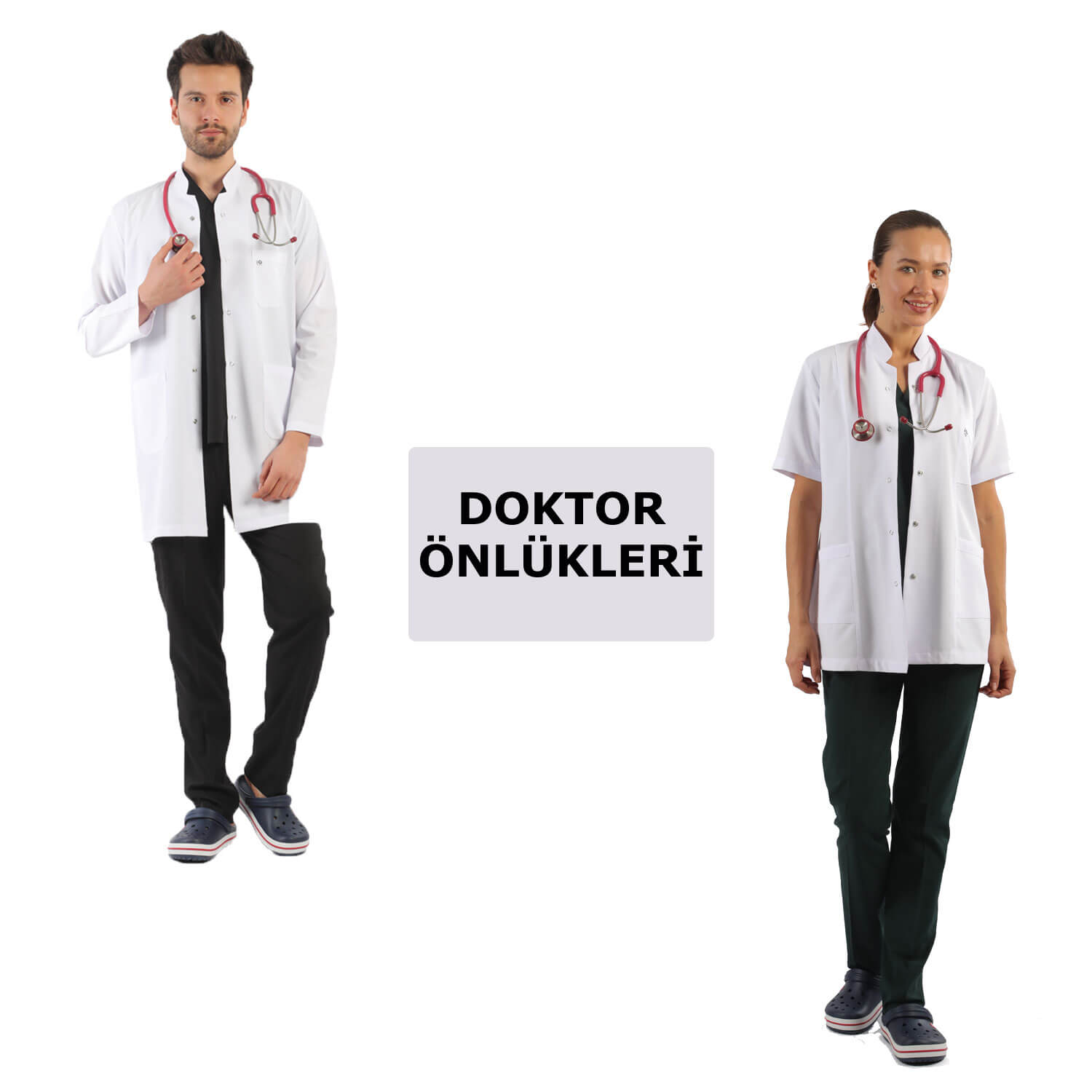 Bayan Doktor Önlüğü