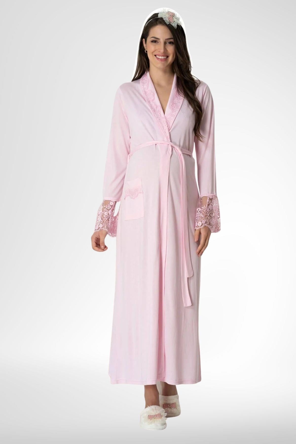 MECİT PİJAMAMecit 5413 Pembe Kadın Sabahlık