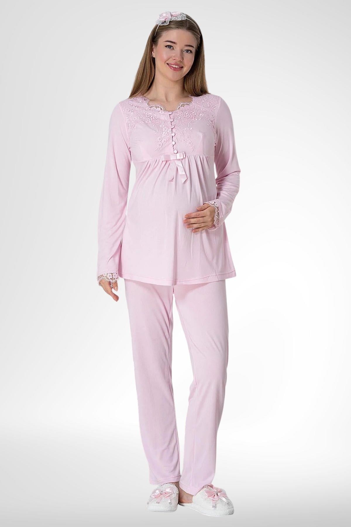 MECİT PİJAMAMecit 5414 Pembe Lohusa Pjama Takımı