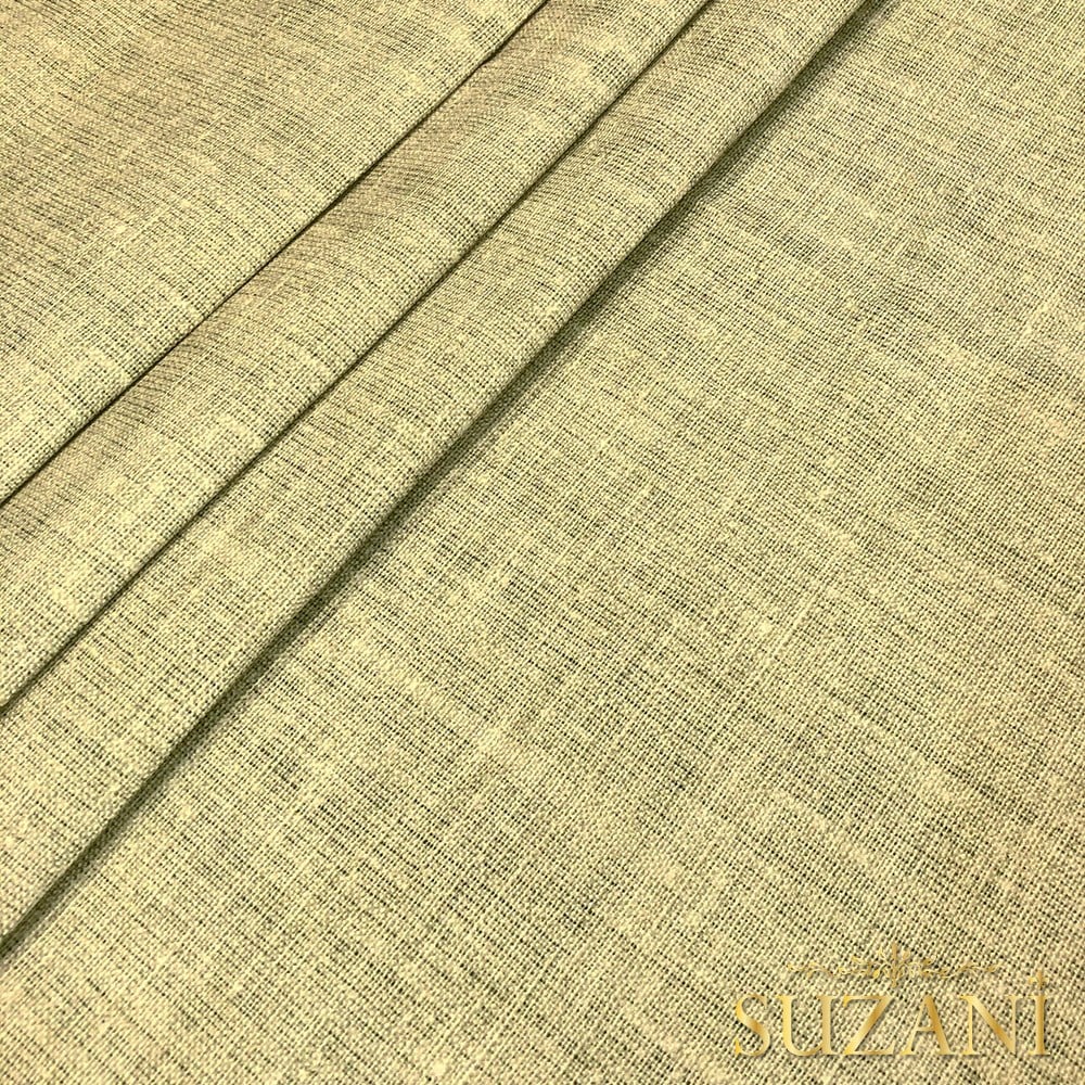 Antik Bej Keten Görünümlü Dijital Baskılı Kumaş