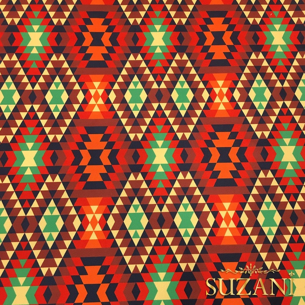 Aztek Kilim Desenli Kumaş