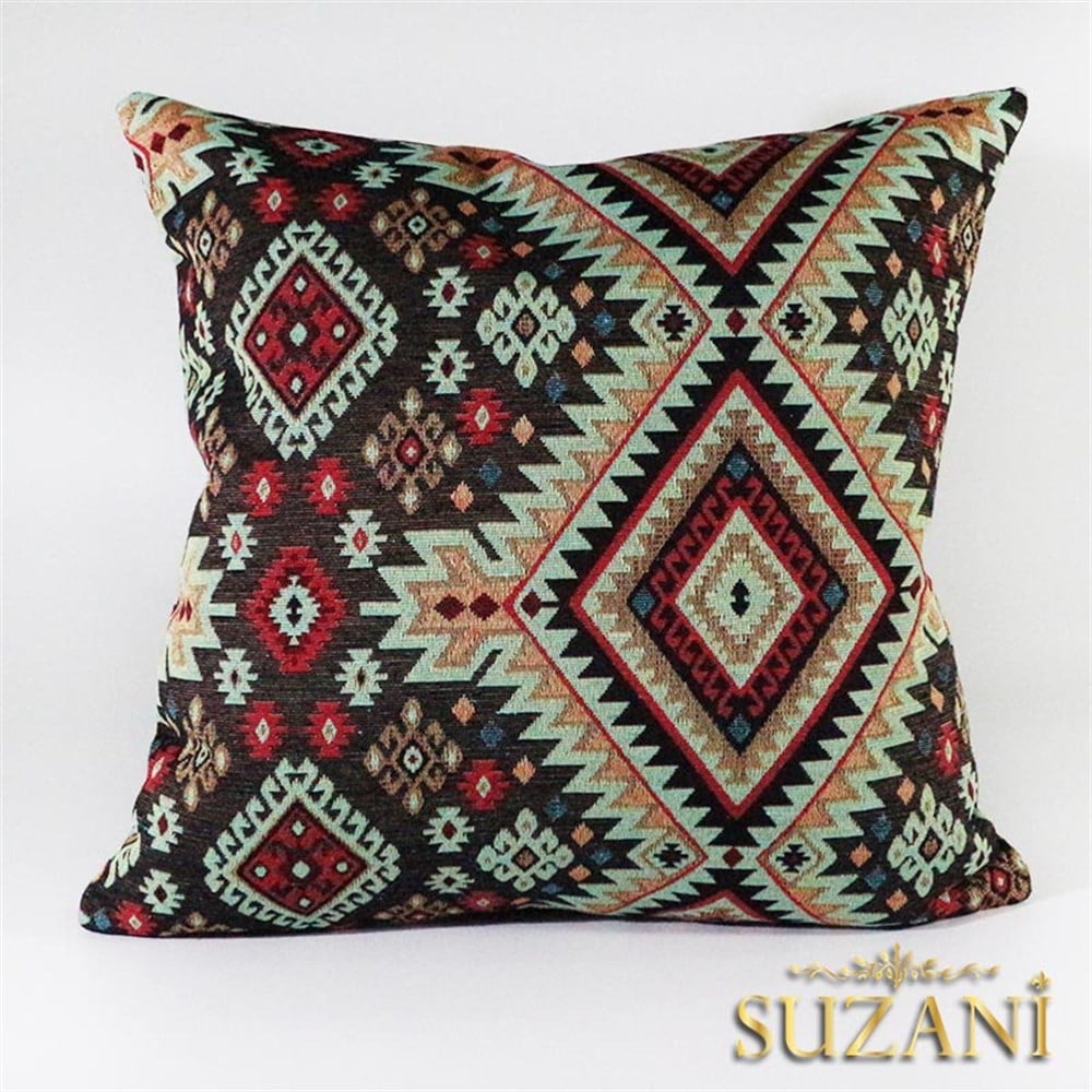Baklava Desenli Kilim Kırlent