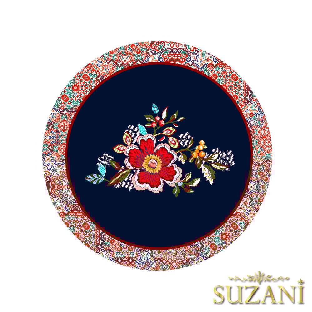 Çiçek Desenli Dikişsiz 3'lü Supla Kumaşı