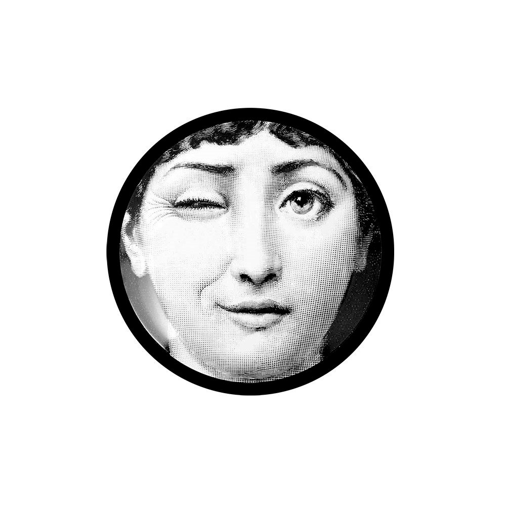 Fornasetti Yüzü 45x45cm Pano Baskılı Kumaş