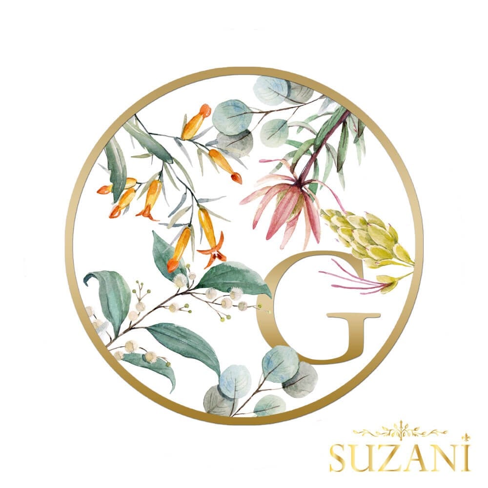 Gold Rengi Harfli Supla Kumaşı-G