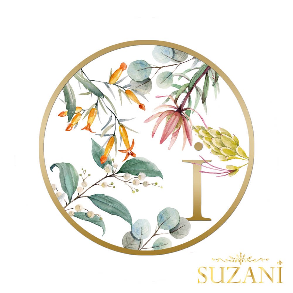 Gold Rengi Harfli Supla Kumaşı-İ