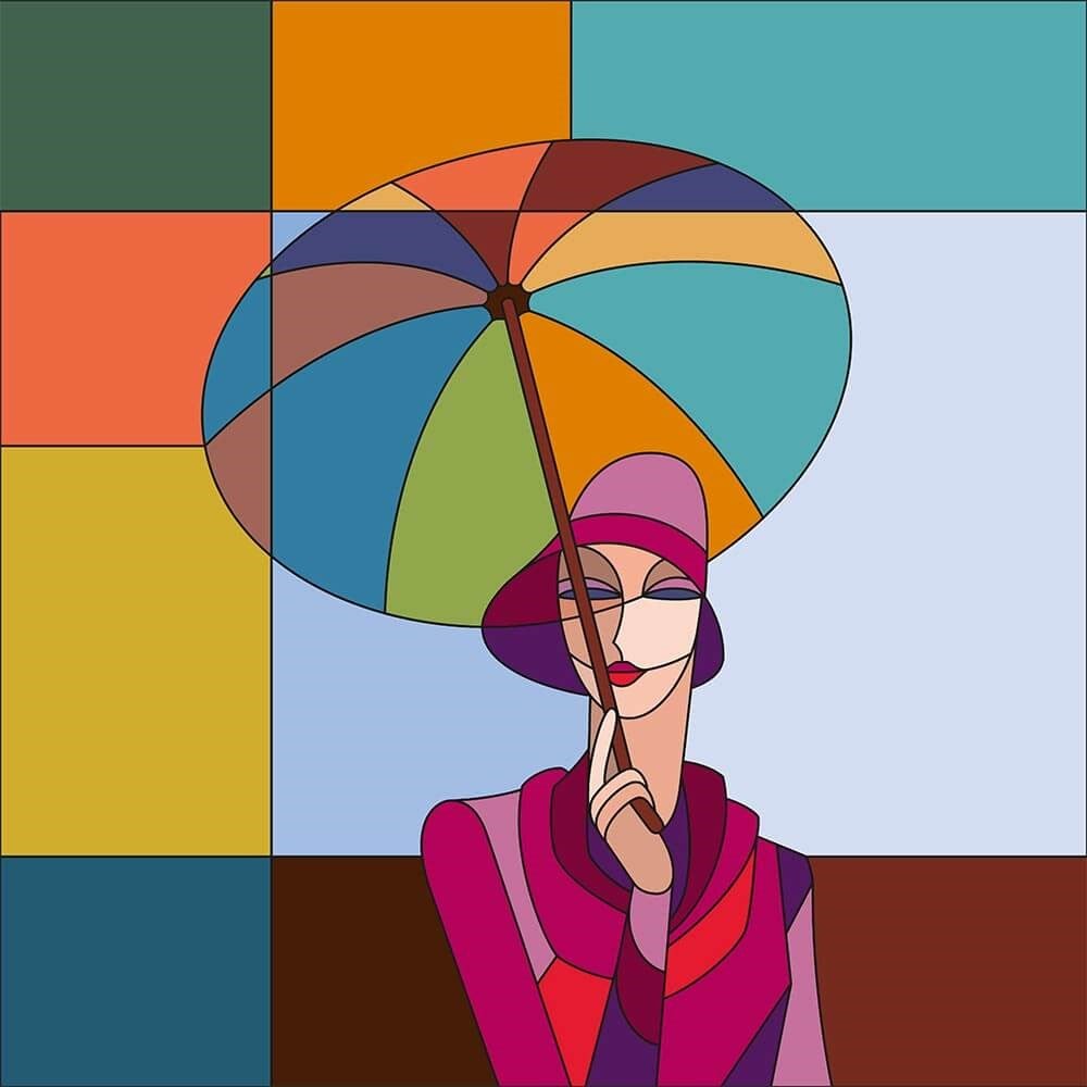 Karnaval 4- 45x45cm Pano Baskılı Kumaş