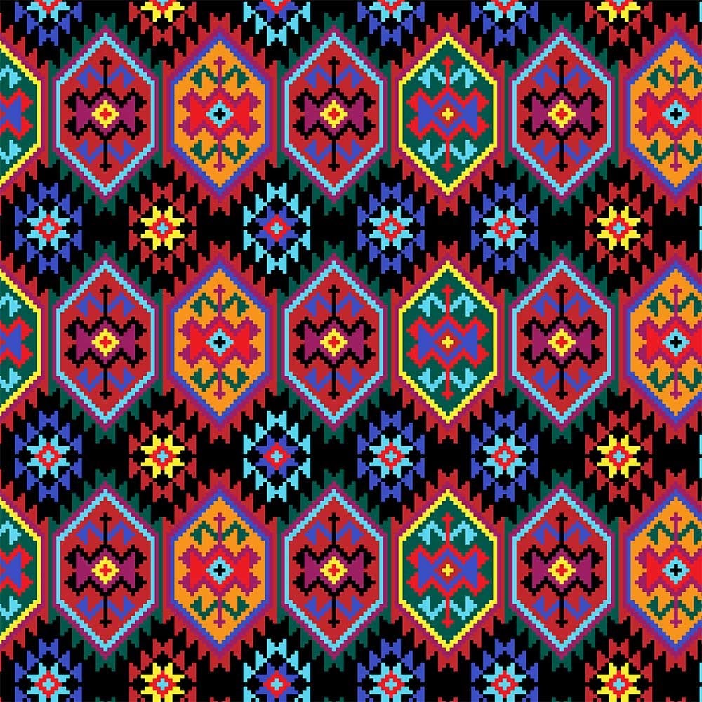 Kilim Desenli Kumaş