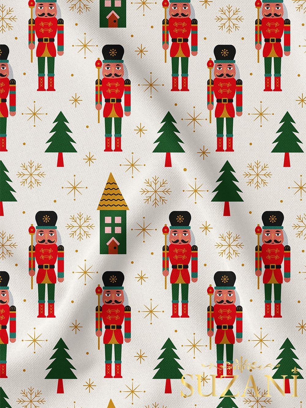 Kurşun Asker Desenli Dijital Baskılı Kumaş