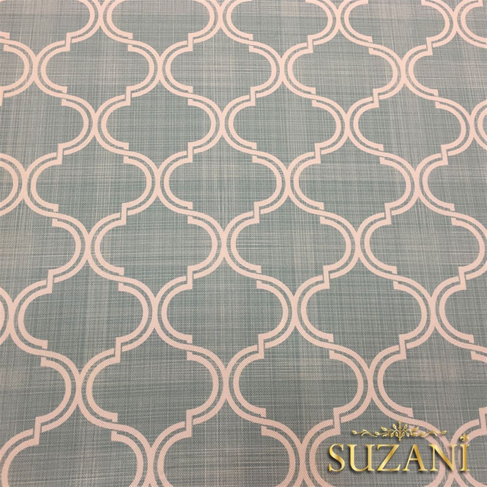 Mint Keten Efektli Döşemelik Kumaş