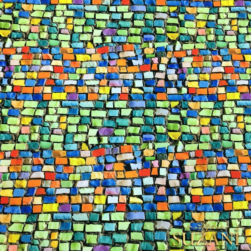 Mozik Duvar Görünümlü Kumaş