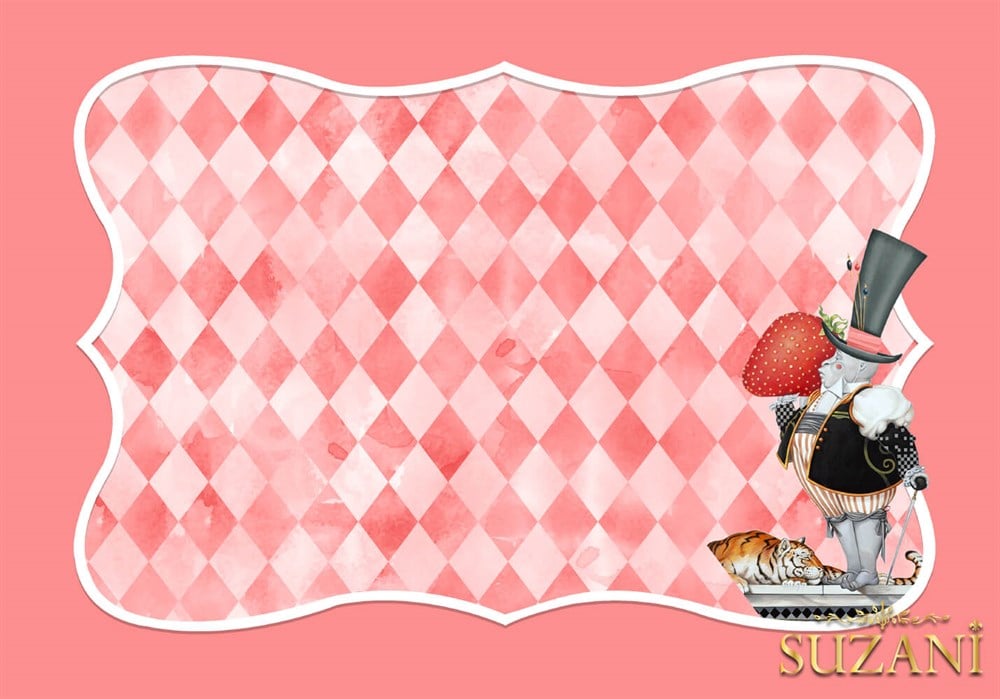 Nar Çiçeği Dama 3'lü Amerikan Servisi Kumaşı