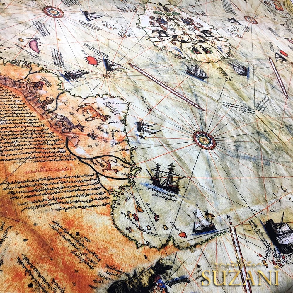 Piri Reis Haritası Kumaş