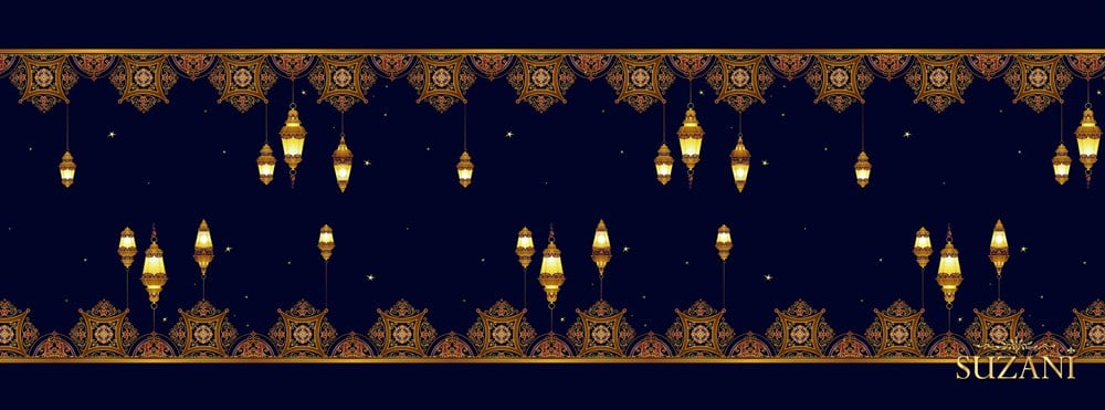 Ramazan Ayı Temalı Dikişsiz Runner Kumaşı