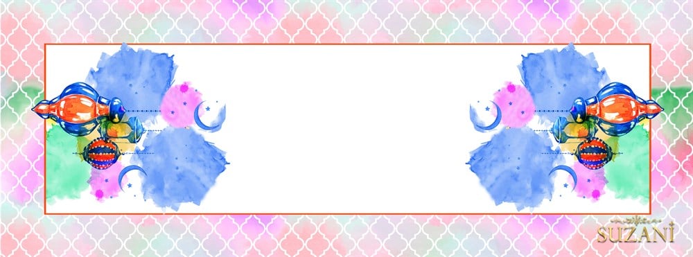 Ramazan Ayı Temalı Dikişsiz Runner Kumaşı