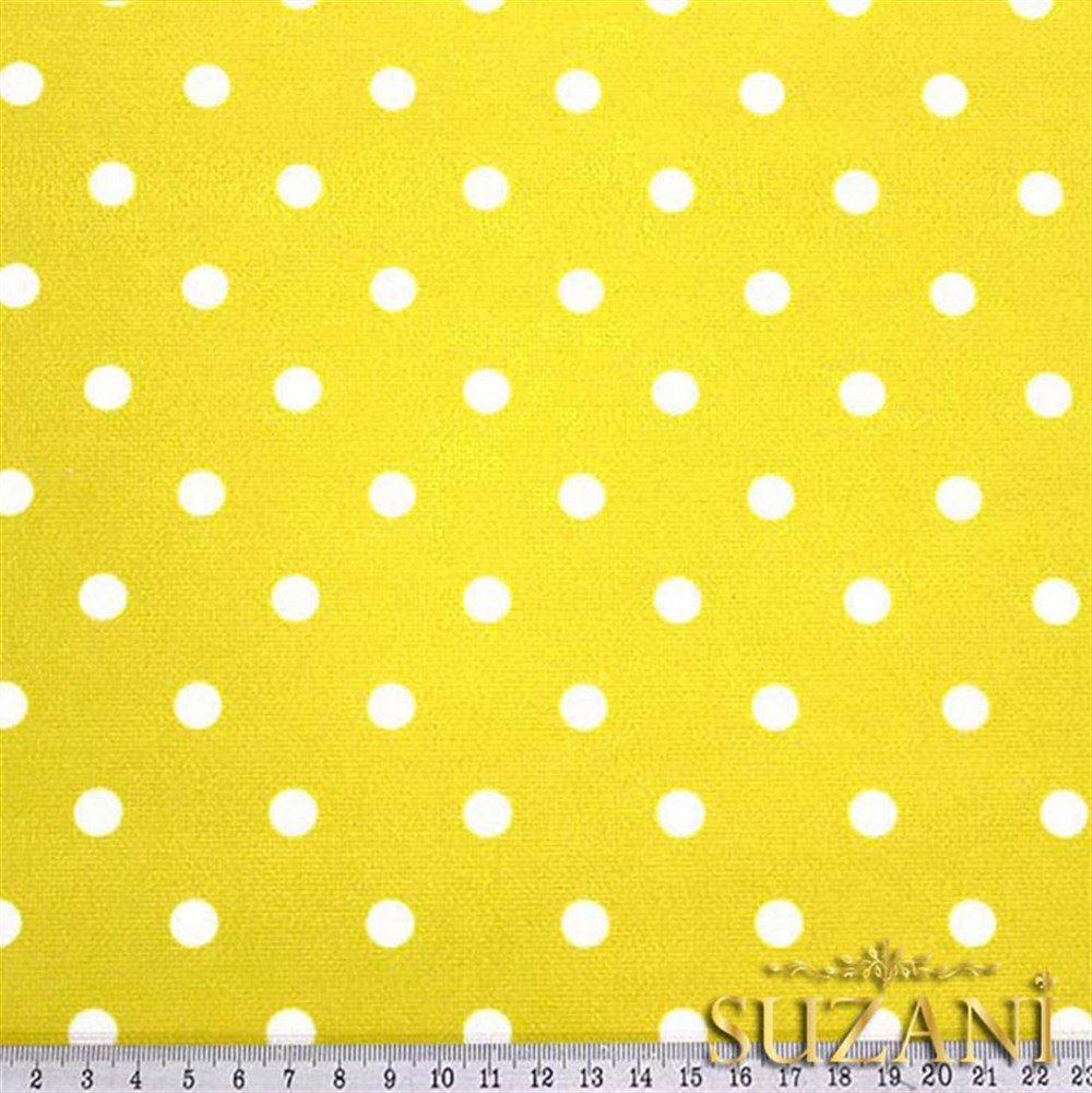 Sarı Küçük Puanlı Kumaş