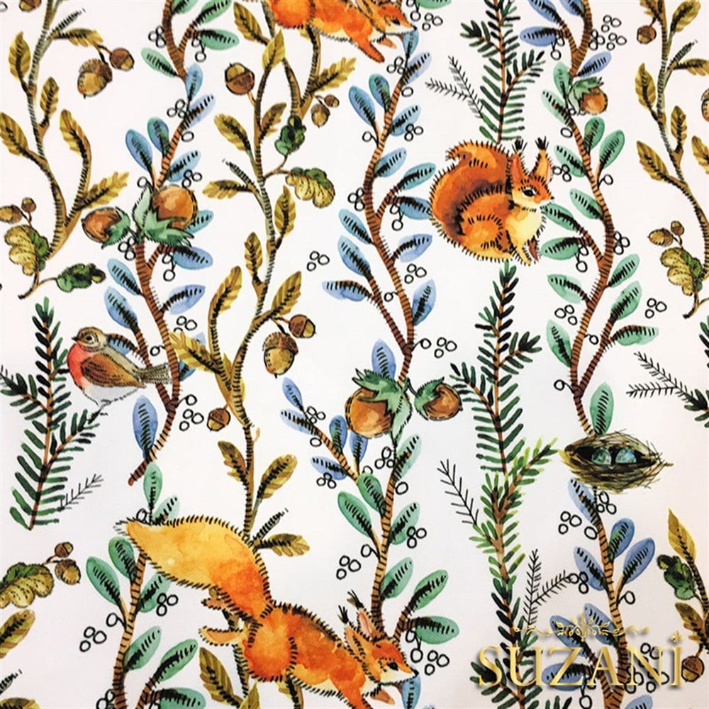 Sincap Sonbahar Temalı Kumaş