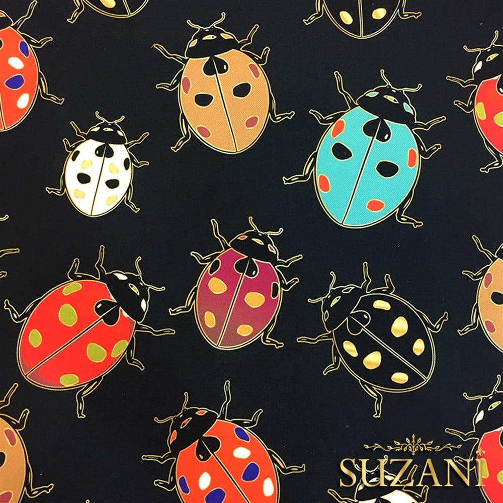 Uğur Böceği Desenli Kumaş