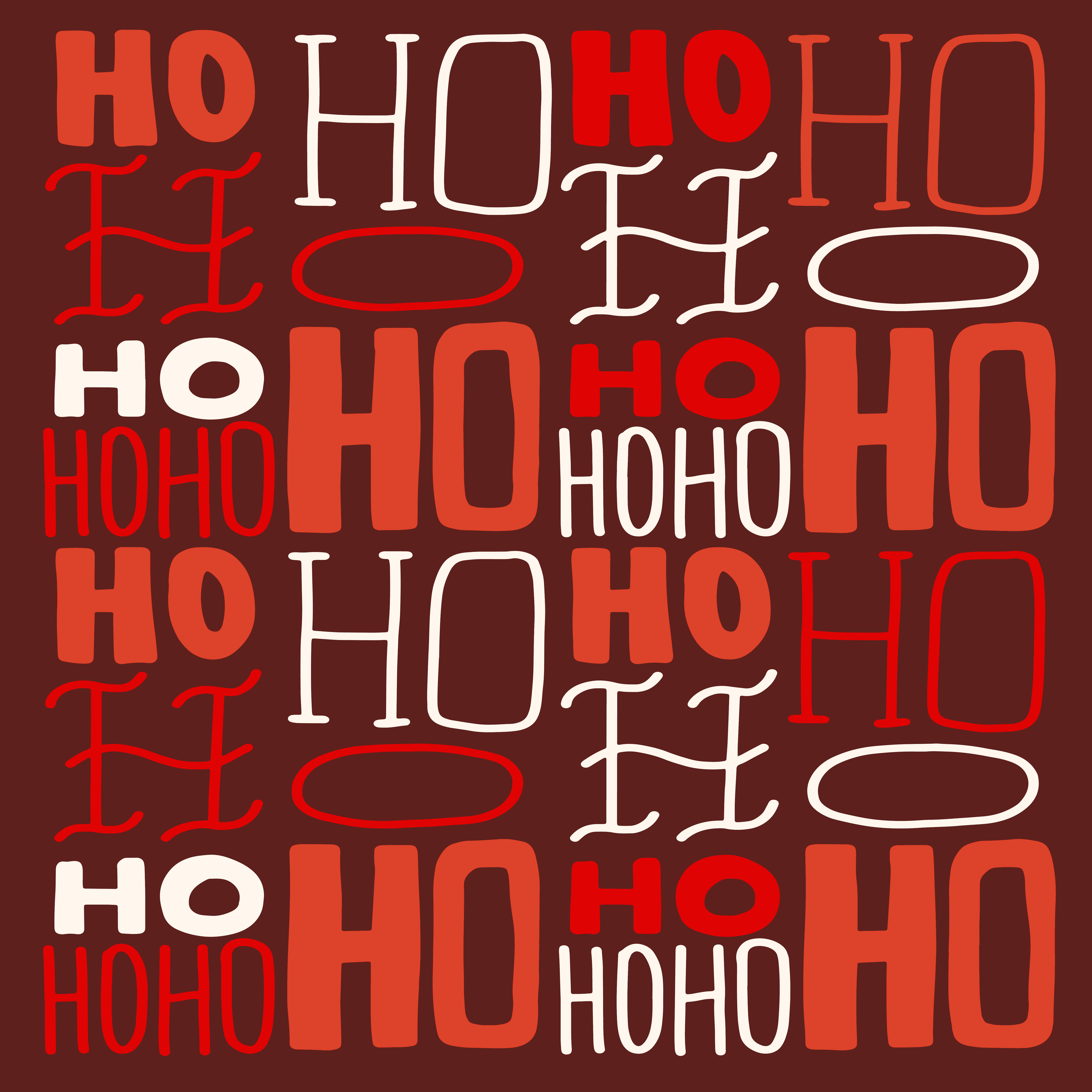 Yılbaşı Desenli 3'lü Pano Kumaş