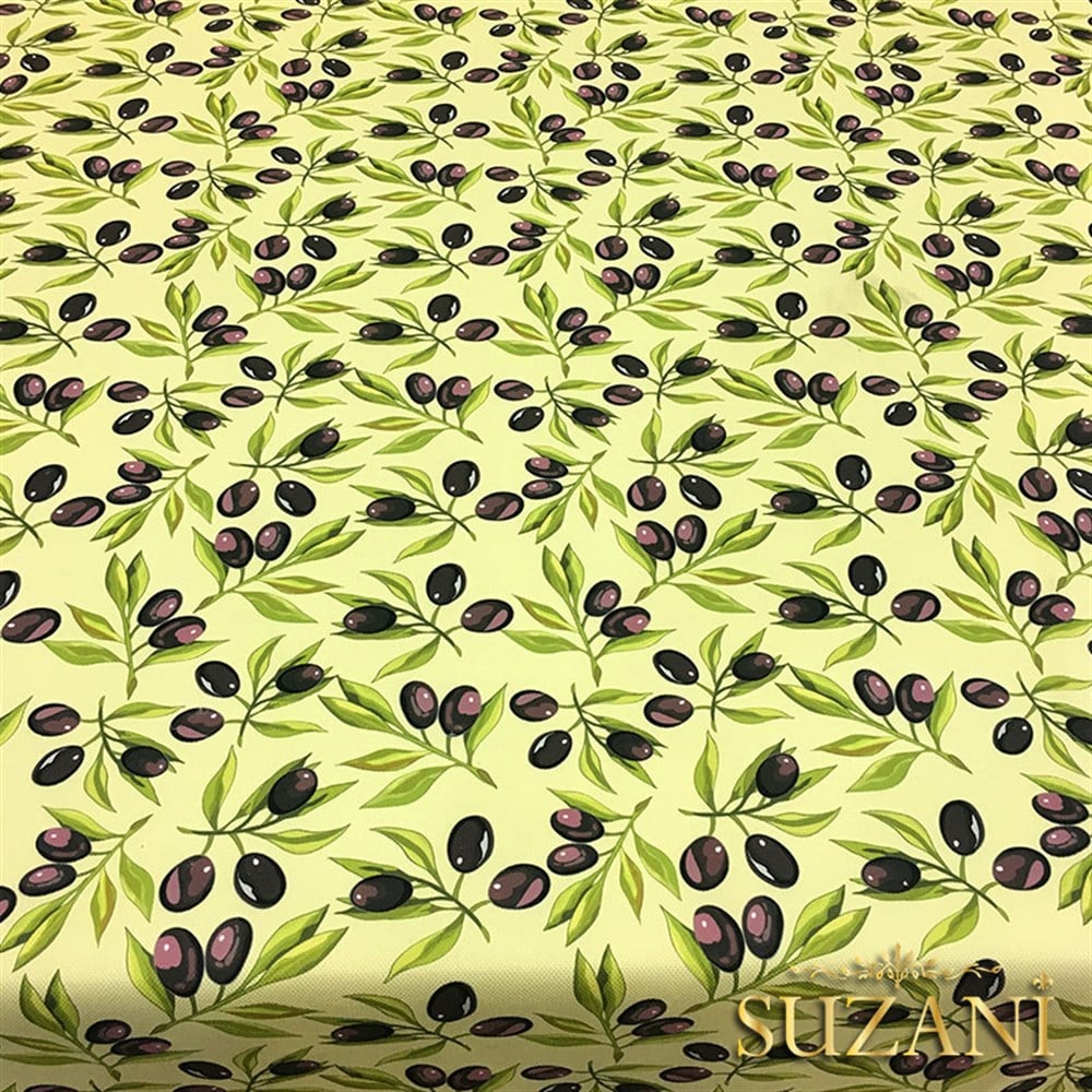Zeytin Desenli Kumaş