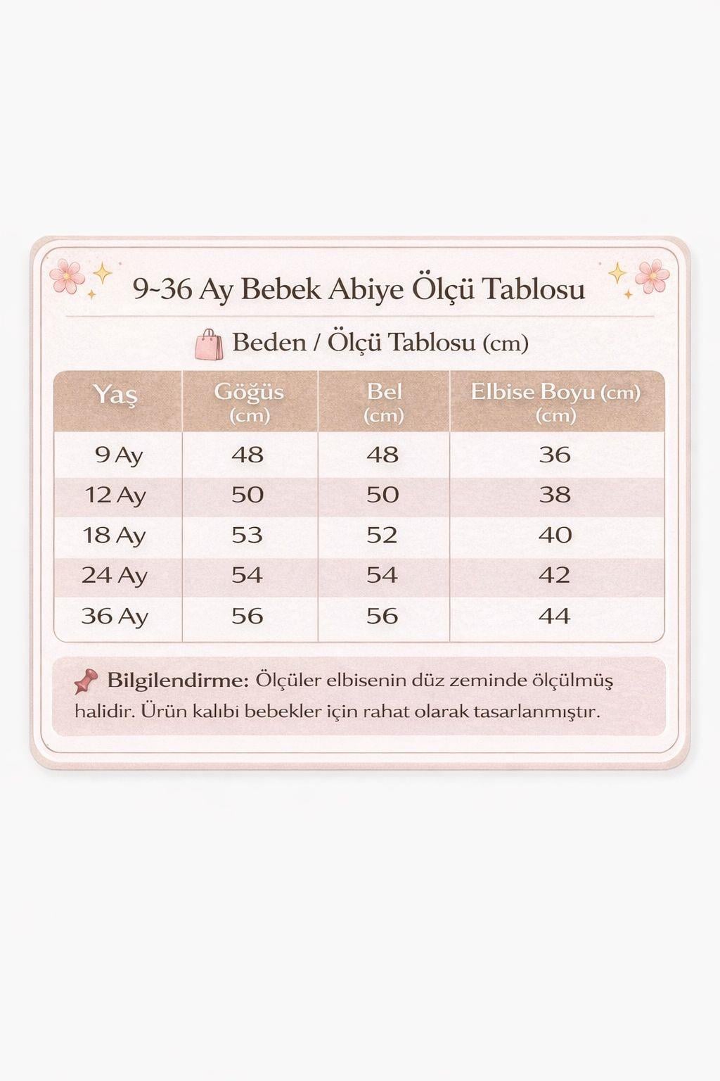 Kız Bebek Gül Detaylı Kat Kat Tül Abiye Elbise Ekru 9-36 Ay