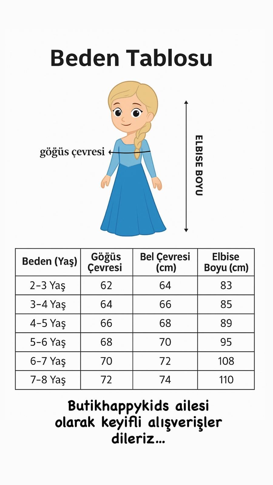 Frozen Elsa Temalı Kız Çocuk Prenses Elbise Kollu   Tüllü Kabarık  Taç Asa Eldiven + Doğum Günü Parti Seti Hediyeli 