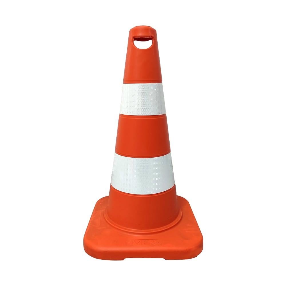 10 Adet PVC Trafik Konisi 50 cm EKO Trafik DubasıPVC Traffic Cones 50 cm