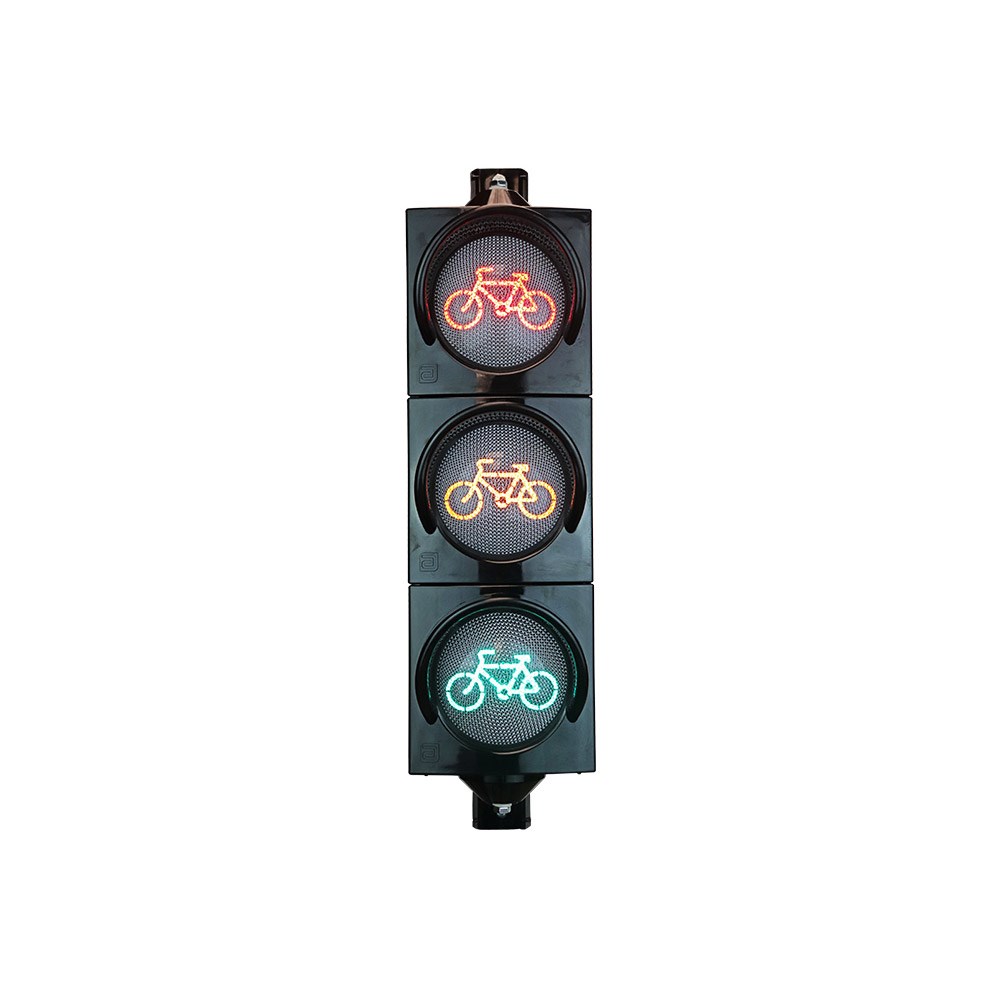 100 mm Power Led'li Sinyal Verici Bisiklet Figürlü100 mm Sinyalizasyon (Trafik Lambası)