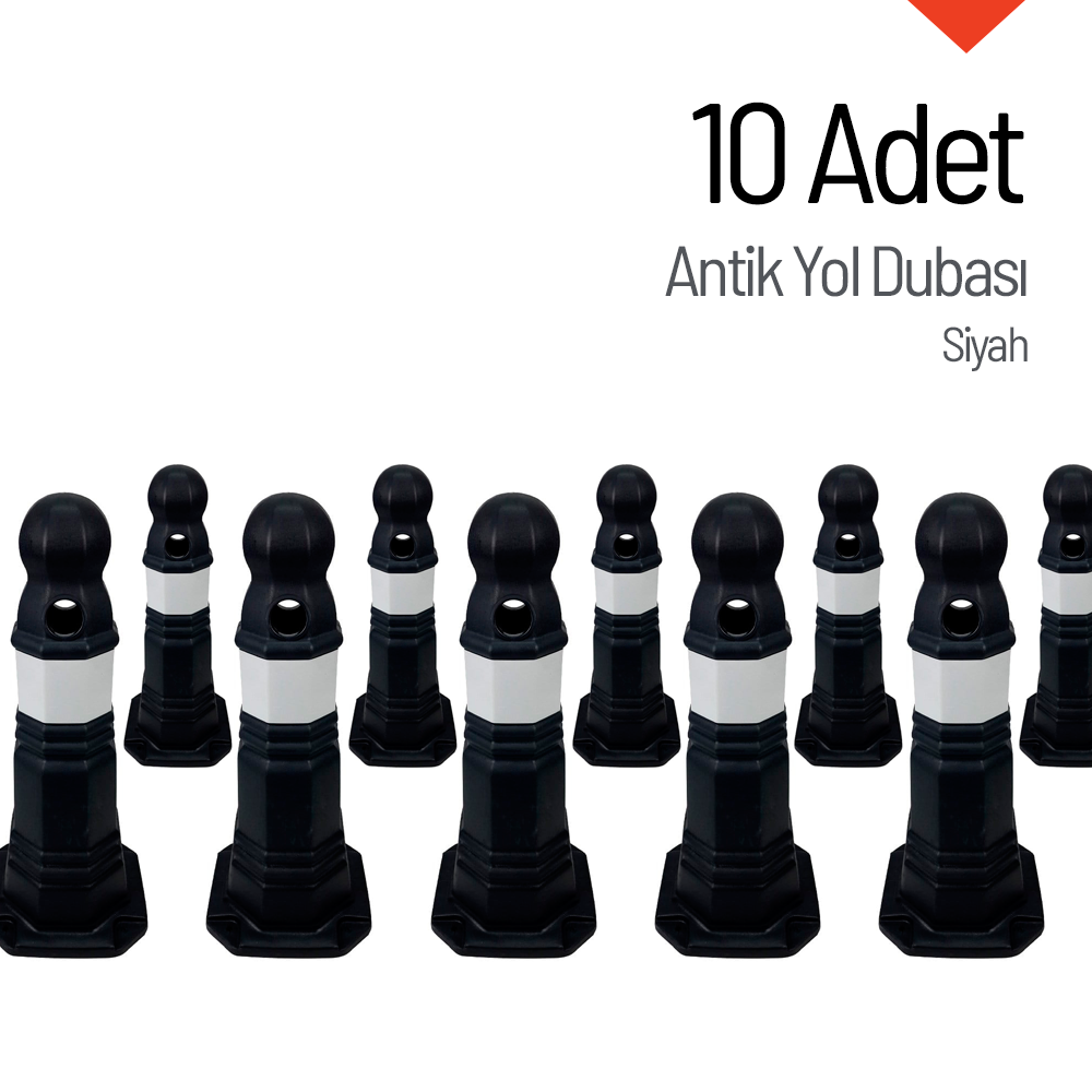 10'lu Antik Yol Dubası Seti SiyahYol Dubası