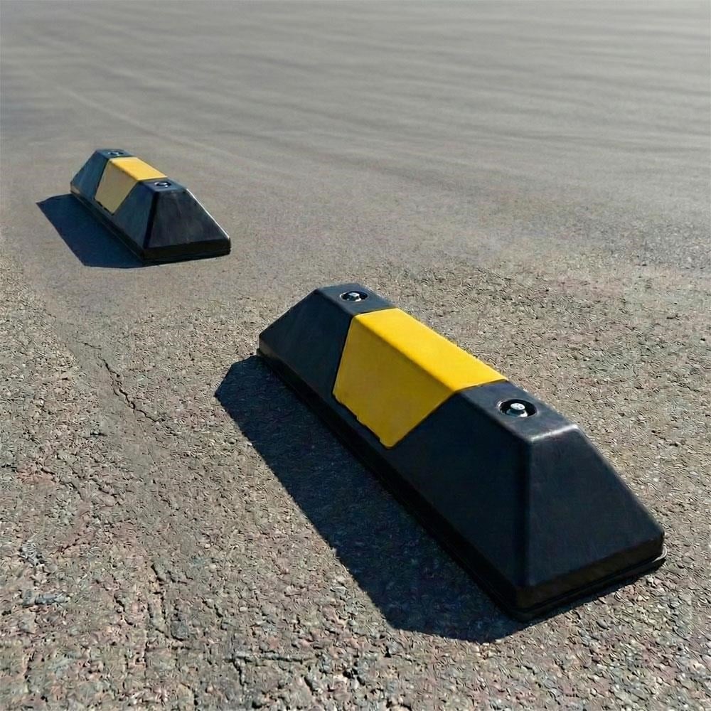 2'li Oto Park Stoperi PPC 55x15x10 cm SetOtopark Araç Stoperi