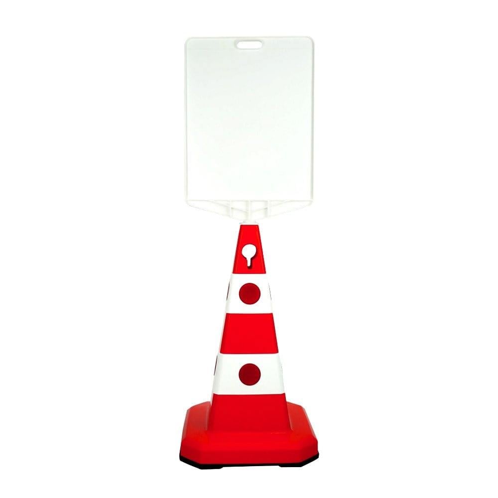 50'li Ultra Kedi Gözlü Trafik Konisi Seti Ağırlıklı 60 cm Trafik DubasıTrafik Konisi PPC 50-60-75 cm