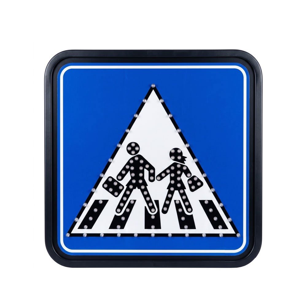 AC LED'li Okul Geçidi Levhası 60 x 60 cmAC Powered LED Signboards