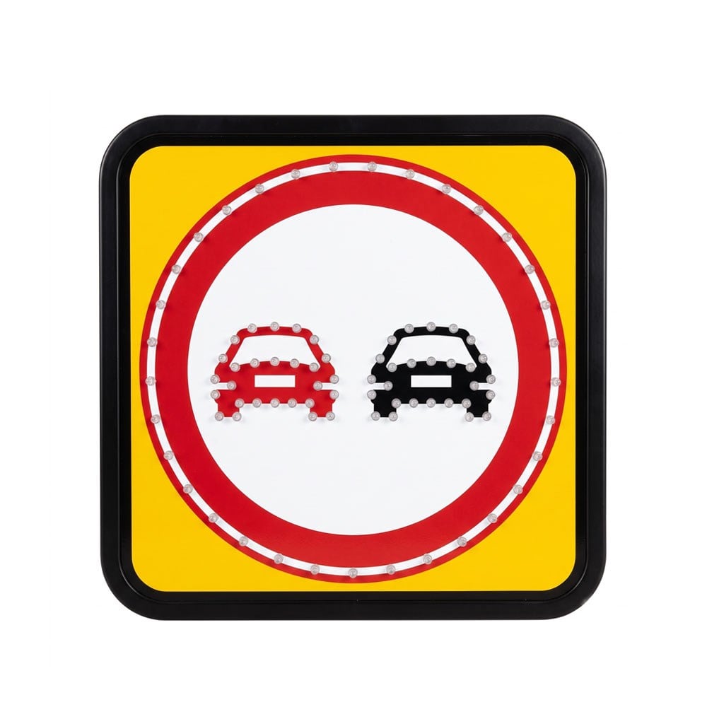 AC LED'li Sollama Yasağı Levhası 60 x 60 cmAC Powered LED Signboards