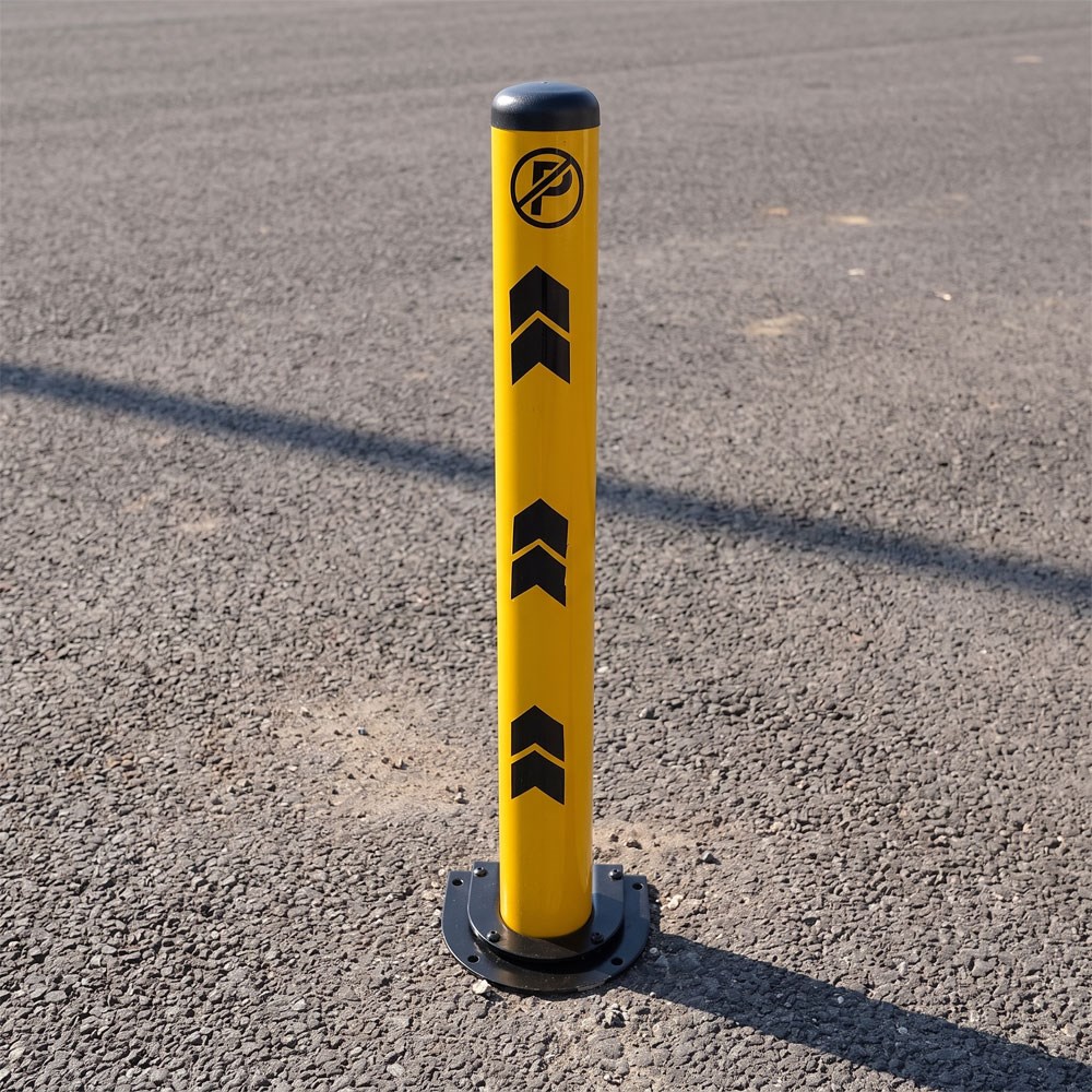 Ağır Hizmet Kilitli Park Direği 79 cm, Çıkan Tip Kızaklı Otopark BariyeriKilitli Park Direkleri