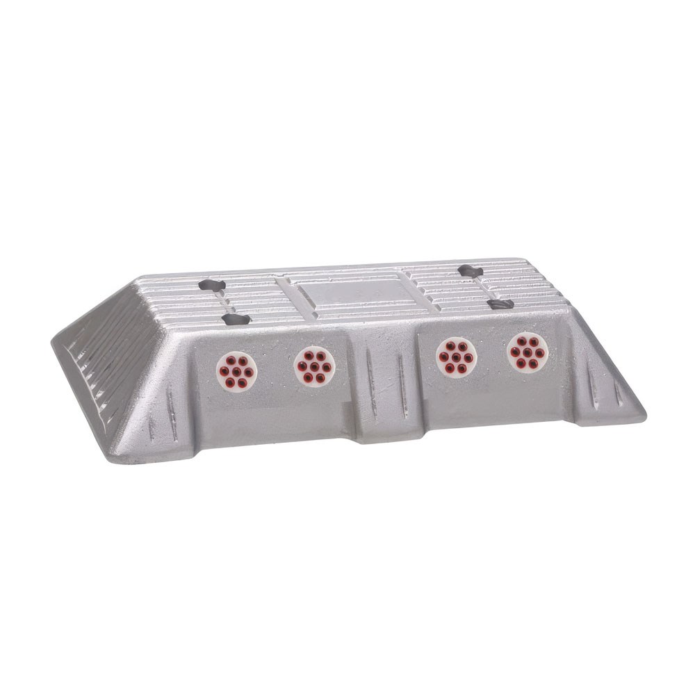 Alüminyum Yol Butonu 7 Elementli Mercekli 220 x 100 x 40 mmMetal Road Studs