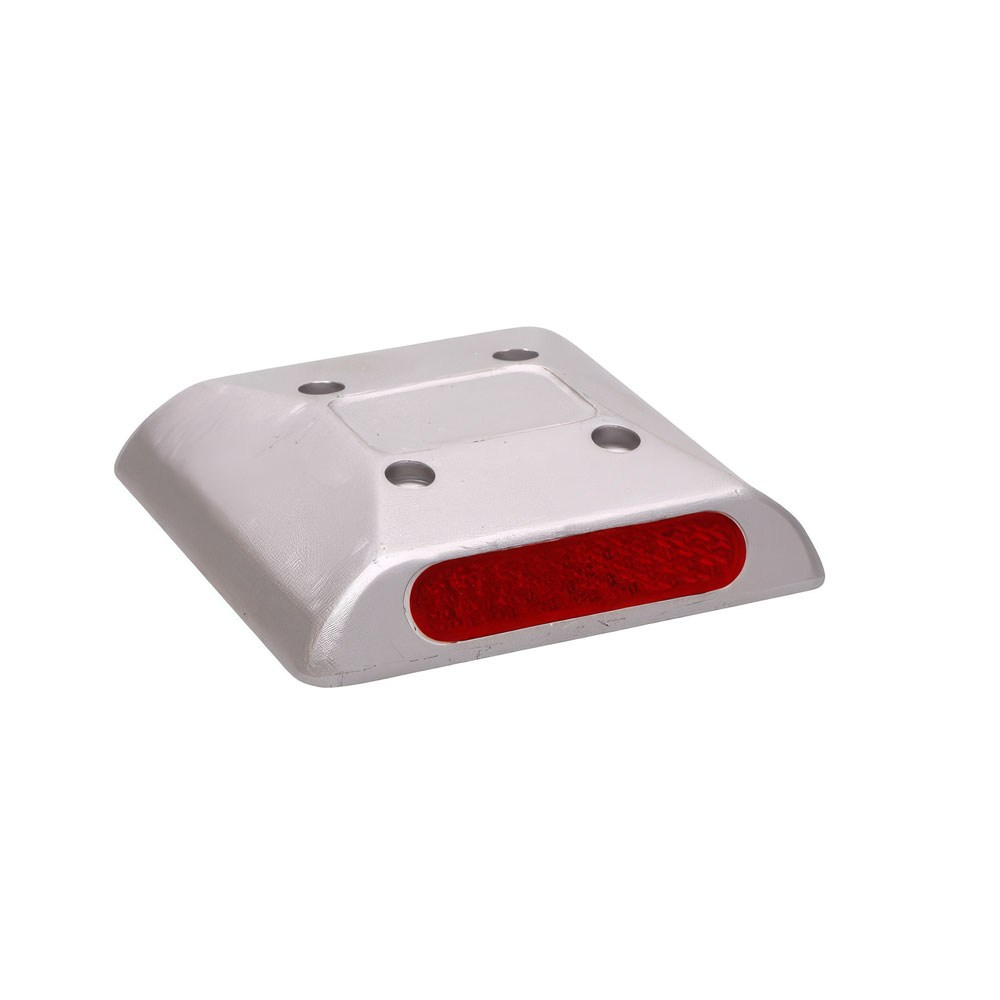 Alüminyum Yol Butonu Prizmatik Mercekli 120 x 120 x 28 mmMetal Road Studs